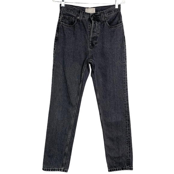 Everlane Denim - Everlane The 90s Cheeky Jeans in Hartford Night Button Fly High Rise Size 26